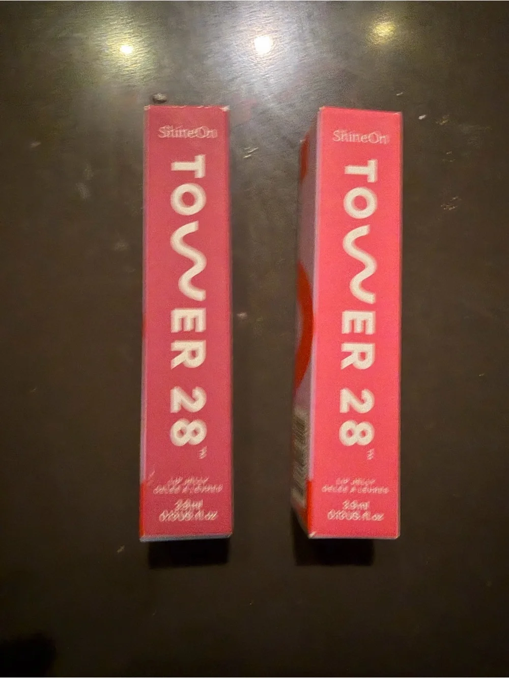 Tower 28 ShineOn Lip Gloss Duo - Hot Pink Boxes